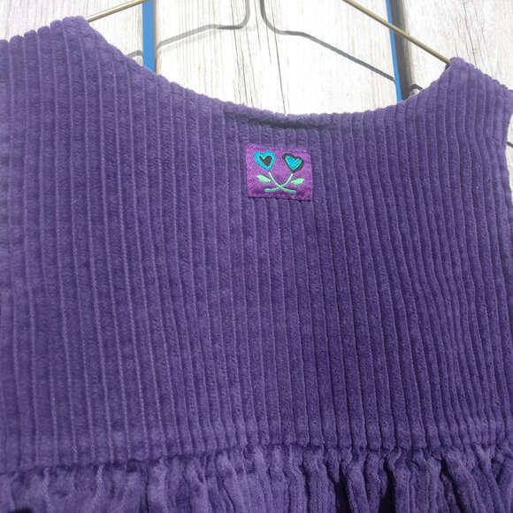 Vintage Baby Corduroy Dress PLEASE MUM Sleeveless Jumper - Picture 4 of 13